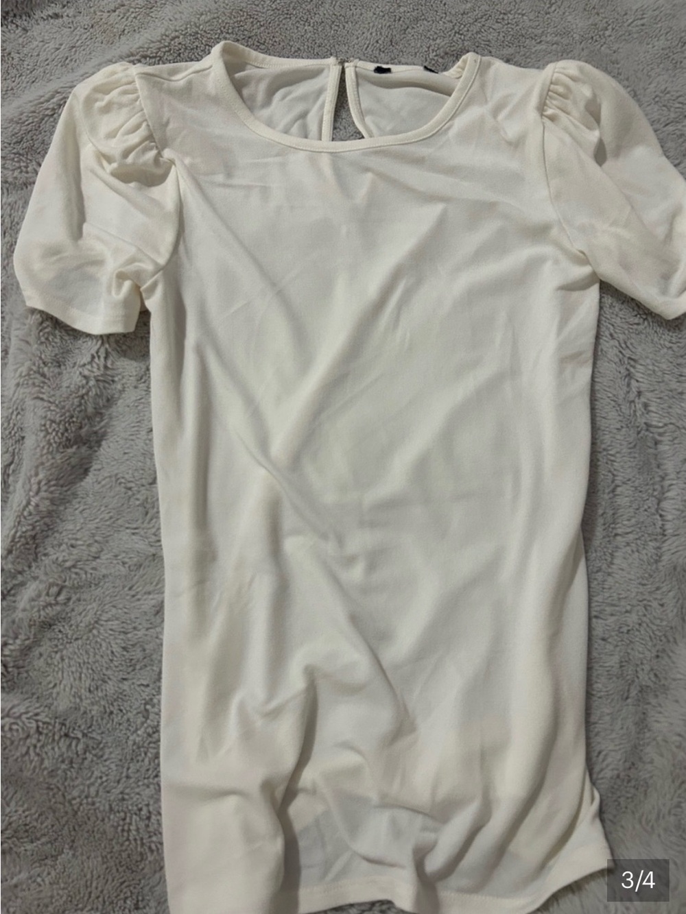 Express Cream Puff Sleeve Blouse